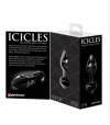 Pipedream Icicles No.44 - скляна анальна пробка, 6,5х2,5 см photo 4