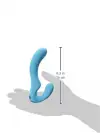 Topco Sales Climax Elite, Ariel Rechargeable 6x Silicone Vibe - вібомассажер, 15,2х3,3 см, блакитний photo 2