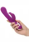 CalExotic Jack Rabbit Signature Silicone Thumping Rabbit -вібратор кролик, 10,25х3,25 см photo 2