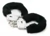 Наручники BEGINNERS FURRY CUFFS - BLACK photo 3