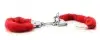 Наручники BEGINNERS FURRY CUFFS - RED photo 4