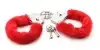 Наручники BEGINNERS FURRY CUFFS - RED photo 5