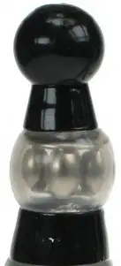 Анальный вибратор BLACK CAT DUAL ROTATING BUTTPLUG photo 2