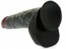 Афро фаллос MIGHTY MUSCLE 9 BLACK COCK photo 3