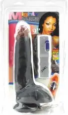 Вибратор афро MIGHTY MUSCLE 9 BLACK COCK photo 3