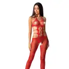 Еротичний бодістокінг Passion BS084 red photo 1