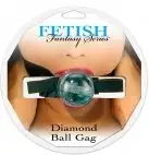Кляп DIAMOND BALL GAG BLUE photo 1