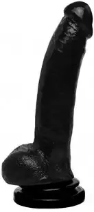 Фаллос BASIX 9 SUCTION CUP DONG BLACK photo 1