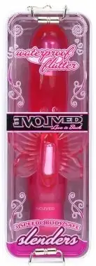 Вибратор EVOLVED SLENDERS FLUTTER CLEAR PINK photo 6