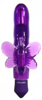 Вибратор EVOLVED SLENDERS FLUTTER CLEAR PURPLE photo 1