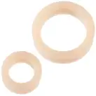 Набір ерекційних кілець Doc Johnson Platinum Premium Silicone — The C-Rings — White photo 1