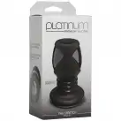 Анальний тунель Doc Johnson Platinum Premium Silicone — The Stretch — Medium — Black photo 2