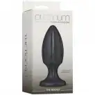 Анальный плаг с каналами для смазки Doc Johnson Platinum Premium Silicone - The Rocket - Black photo 2