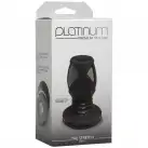 Анальный туннель Doc Johnson Platinum Premium Silicone - The Stretch - Small - Black photo 2