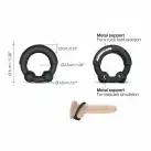 Ерекційне кільце з металевими вставками Dorcel STRONGER RING photo 4