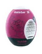 Самосмазывающийся мастурбатор-яйцо Satisfyer Egg Bubble, одноразовый, не требует смазки photo 1