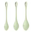Набір йоні намистин Satisfyer Yoni Power 2 Light Green, диаметр 2-2,5-3см, вес 22-44-73гр photo 1