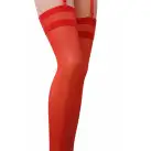 Классические чулки под пояс с двойной резинкой ST002 1/2 roso - Passion photo 1