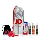 Набір «Персиковий десерт», 3 смакові змазки System JO, віброкуля SugarBoo, кубики System JO photo 1