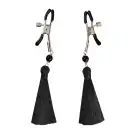 Затискач для сосків Art of Sex - Nipple clamps Black Tassels photo 1