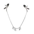 Затискач для сосків на ланцюжку Art of Sex - Nipple Сlamps Kiss Me photo 1