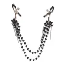 Затискач для сосків Art of Sex - Nipple clamps Sexy Jewelry Black photo 1