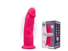 Фалоімітатор з вібрацією SilexD Henry Vibro Pink (MODEL 2 size 7in), двошаровий, діаметр 4,4 см photo 1