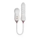 Пульсатор з вакуумним стимулятором Kistoy Cathy White на гнучкому з'єднанні photo 1