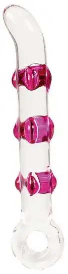 Стимулятор стеклянный GLASS WORXX G-SPOT GEMSTONE PINK photo 1