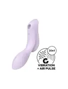 Вакуумний стимулятор з вібрацією Satisfyer Curvy Trinity 2 Violet photo 1