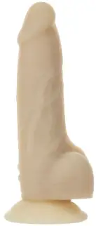 Фалоімітатор з вібрацією та ротацією Naked ADDICTION Chris 7″ Rotating & Vibrating Dong, пульт ДК photo 1