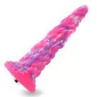 Фантазійний фалоімітатор 10.12″ для секс-машин Hismith Silicone Dildo rose Monster Series photo 1