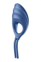 Ерекційне віброкільце-ласо Satisfyer Swordsman Blue, міцна фіксація, 10 режимів, потужний мотор photo 1