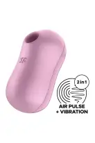Вакуумний стимулятор із вібрацією Satisfyer Cotton Candy Lilac photo 1