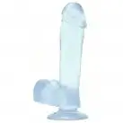 Фалоімітатор BASIX 7,5 with SUCTION CUP (CLEAR) photo 1