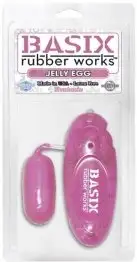 Виброяйцо BASIX JELLY EGG PINK photo 5