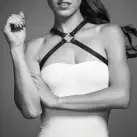 Портупея з екошкіри Bijoux Indiscrets MAZE — Cross Chest Harness Black photo 1