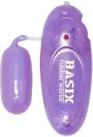 Виброяйцо BASIX JELLY EGG PURPLE   photo 1