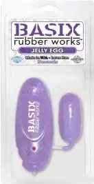 Виброяйцо BASIX JELLY EGG PURPLE   photo 3