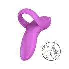 Вібратор на палець Satisfyer Bold Lover Dark Pink, гнучкий photo 1