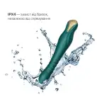 Смартвібратор-пульсатор Zalo — King Turquoise Green, кристал Swarovski photo 6