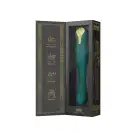 Смартвібратор-пульсатор Zalo — King Turquoise Green, кристал Swarovski photo 10