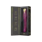 Смартвібратор-пульсатор Zalo — King Velvet Purple, кристал Swarovski photo 10