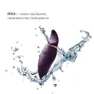 Вібратор 2в1 з язичком Zalo — Hero Twilight Purple, кристал Swarovski photo 4