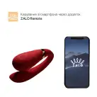 Смартвібратор для пар Zalo — Fanfan Bright Red photo 2