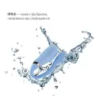 Смартвібратор для пар Zalo Fanfan set Royal Blue, пульт ДК photo 5