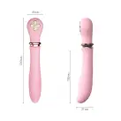 Пульсатор із підігрівом Zalo Sweet Magic - Desire Fairy Pink, турбо режим photo 2