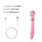 Пульсатор із підігрівом Zalo Sweet Magic - Desire Fairy Pink, турбо режим photo 6