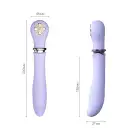 Пульсатор із підігрівом Zalo Sweet Magic - Desire Fantasy Violet, турбо режим photo 2
