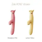 Вібратор з підігрівом та вакуумною стимуляцією клітора Zalo - ROSE Vibrator Strawberry Pink photo 9